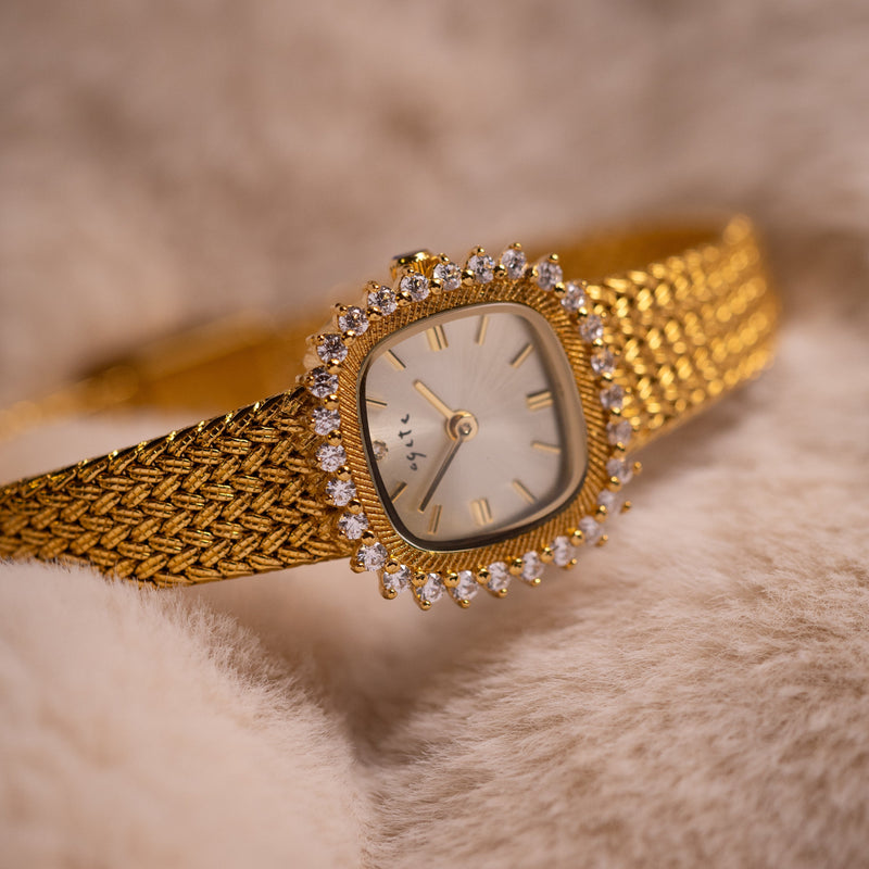 24K Gold Plated Vintage Women's Watch