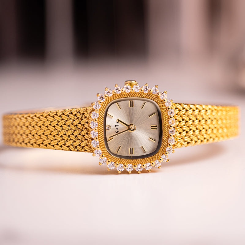 24K Gold Plated Vintage Women's Watch