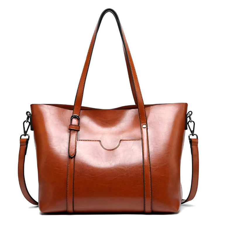 Women's Vintage Leather Tote Bag