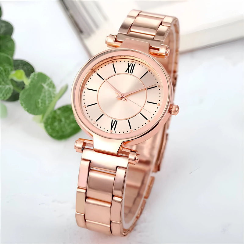 Stainless Steel Quartz Watch for Women