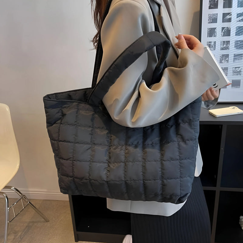 Sleek Quilted Crossbody Bag