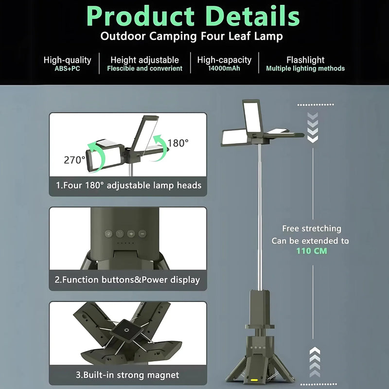 Rechargeable Camping Lantern with Adjustable Light