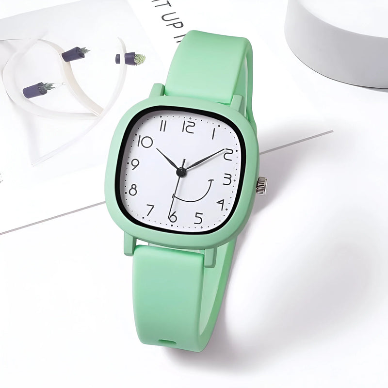 Women's Smiling Dial Quartz Watch