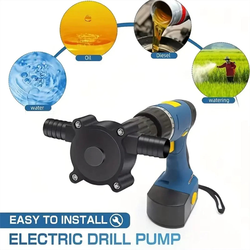 Portable Drill-Operated Liquid Transfer Pump