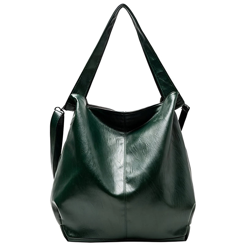 Vintage-Inspired Leather Tote Bag