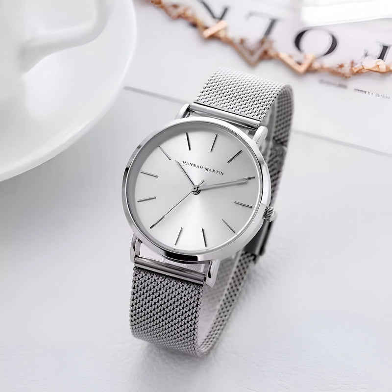 Hannah Martin Silver Watch for Women