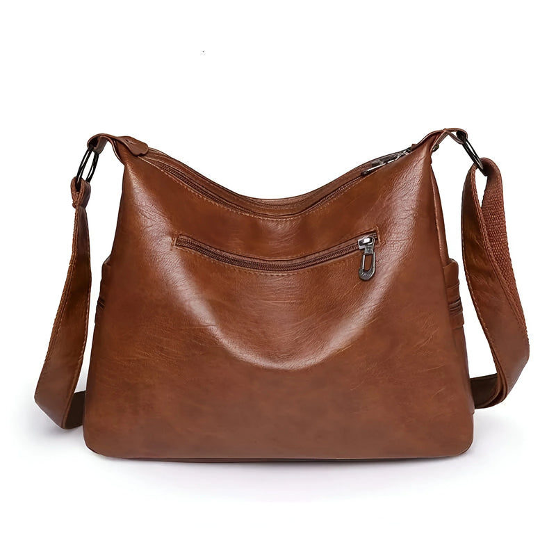 Large Capacity Leather Crossbody Bag