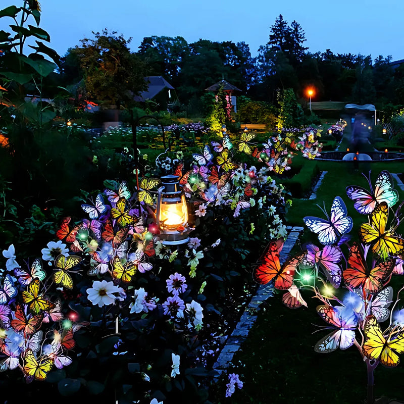 Solar Butterfly Garden Lights