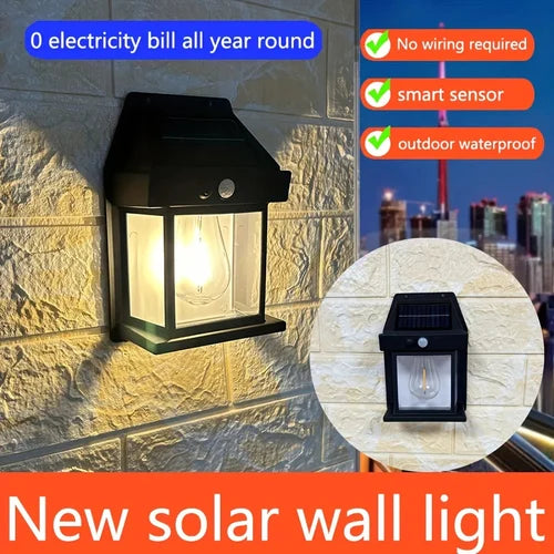 Outdoor Solar Wall Light (Waterproof)