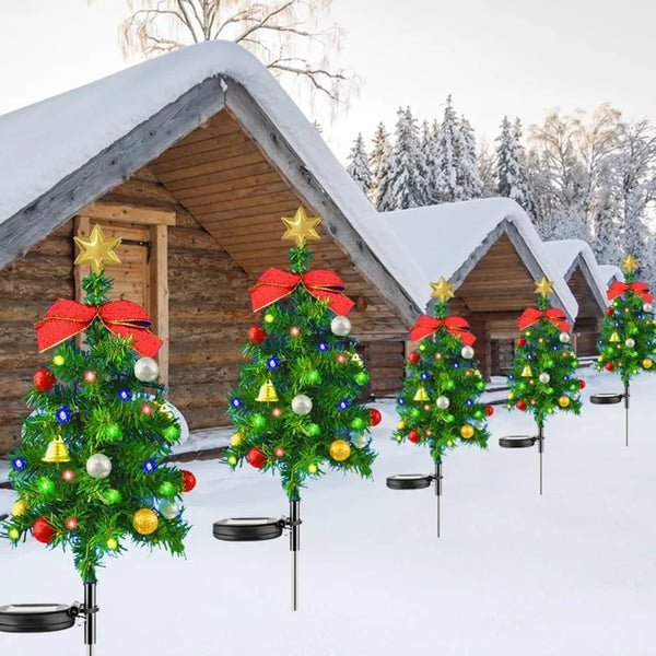 Solar Powered Christmas Tree