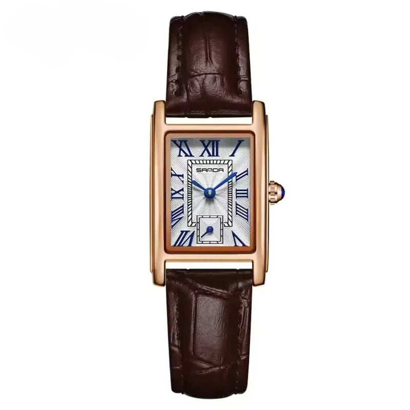 Sleek Rectangular Dial Women’s Watch