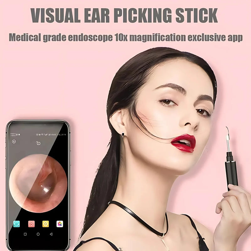 Wireless Ear Wax Cleaner with 1080p Camera