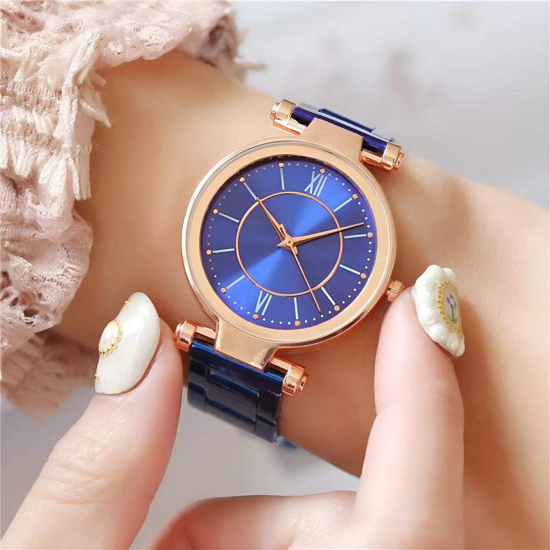 Stainless Steel Quartz Watch for Women