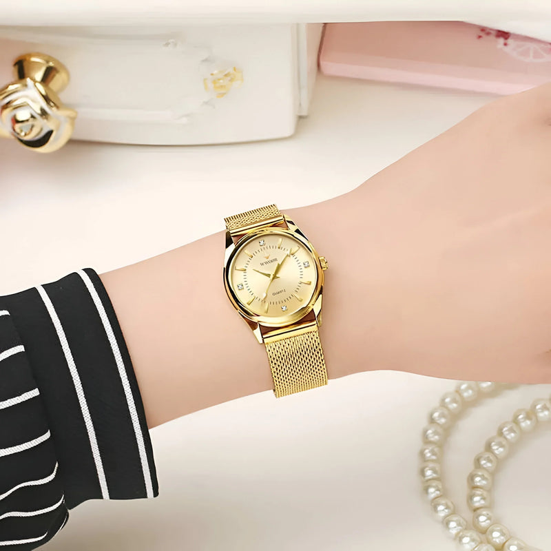 Women's Stainless Steel Mesh Watch