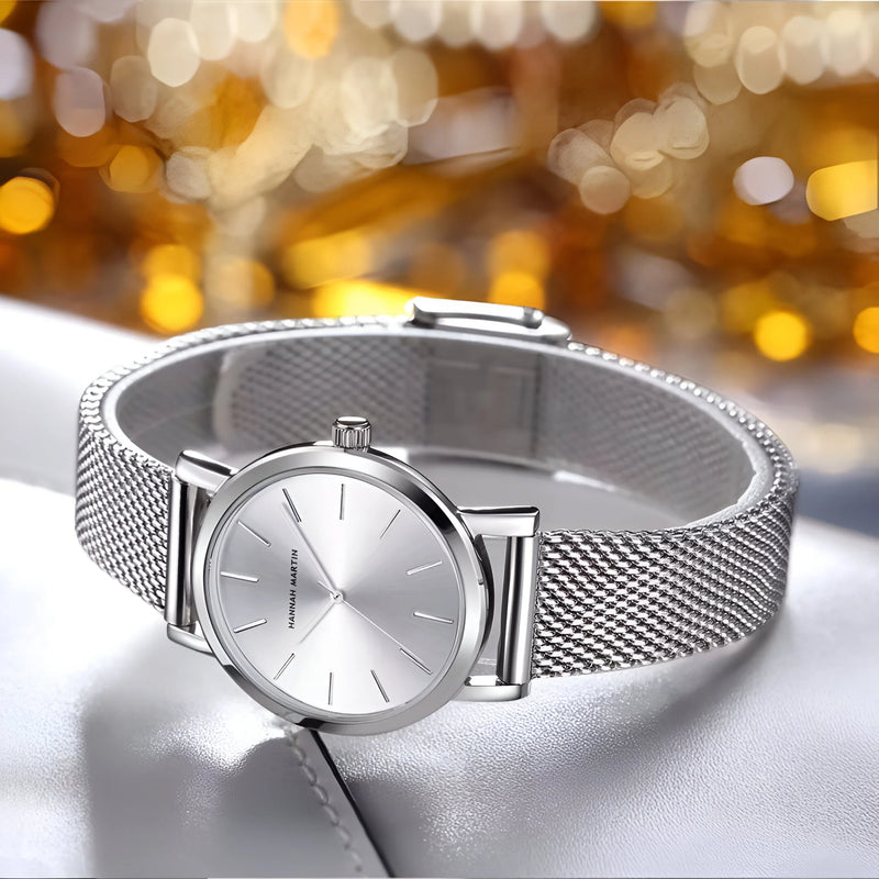 Hannah Martin Silver Watch for Women