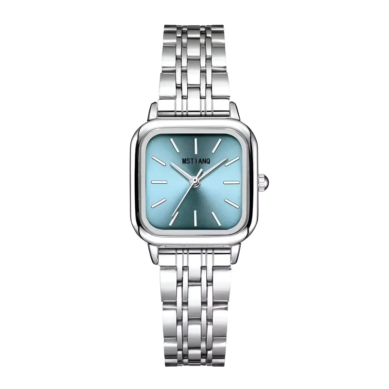 Women's Tonneau Dial Stainless Steel Watch