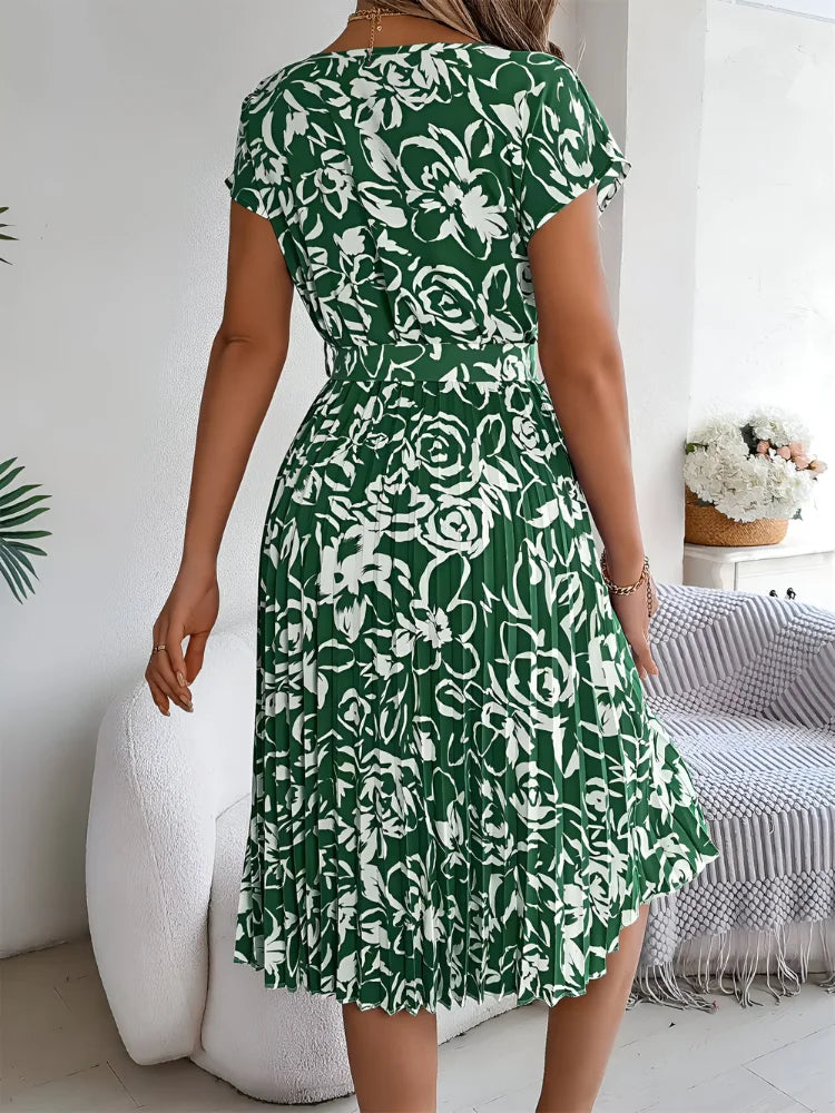 Floral Printed A-Line Dress for Women