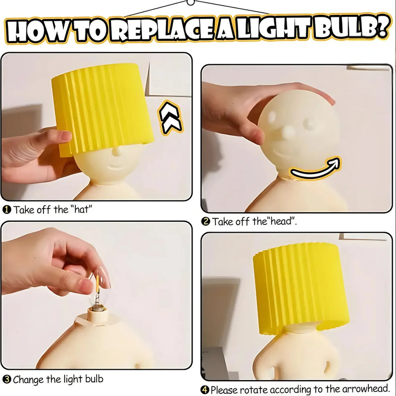 Funny Decoration Lamp with Unique Switch