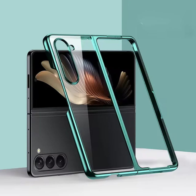 Electroplated Transparent Case for Galaxy Z Fold 3/4/5/6