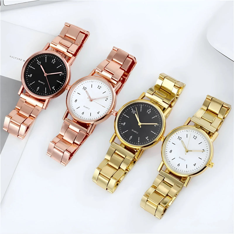 Glow-in-the-Dark Quartz Watch for Women