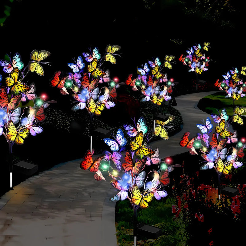 Solar Butterfly Garden Lights