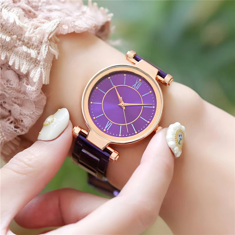 Stainless Steel Quartz Watch for Women