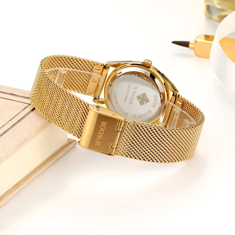 Women's Stainless Steel Mesh Watch