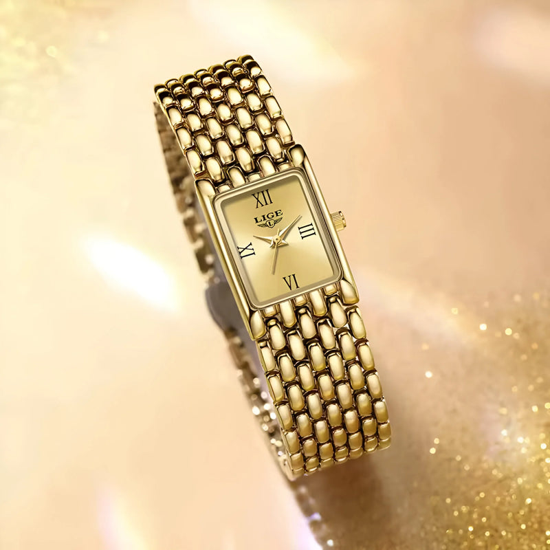 Women's Classic Rectangular Mesh Band Watch