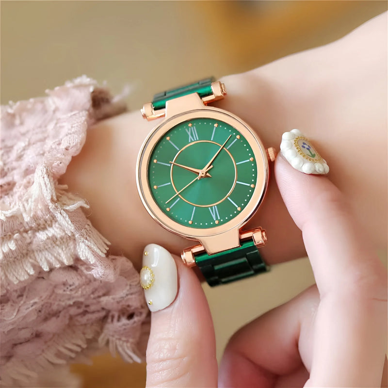 Stainless Steel Quartz Watch for Women