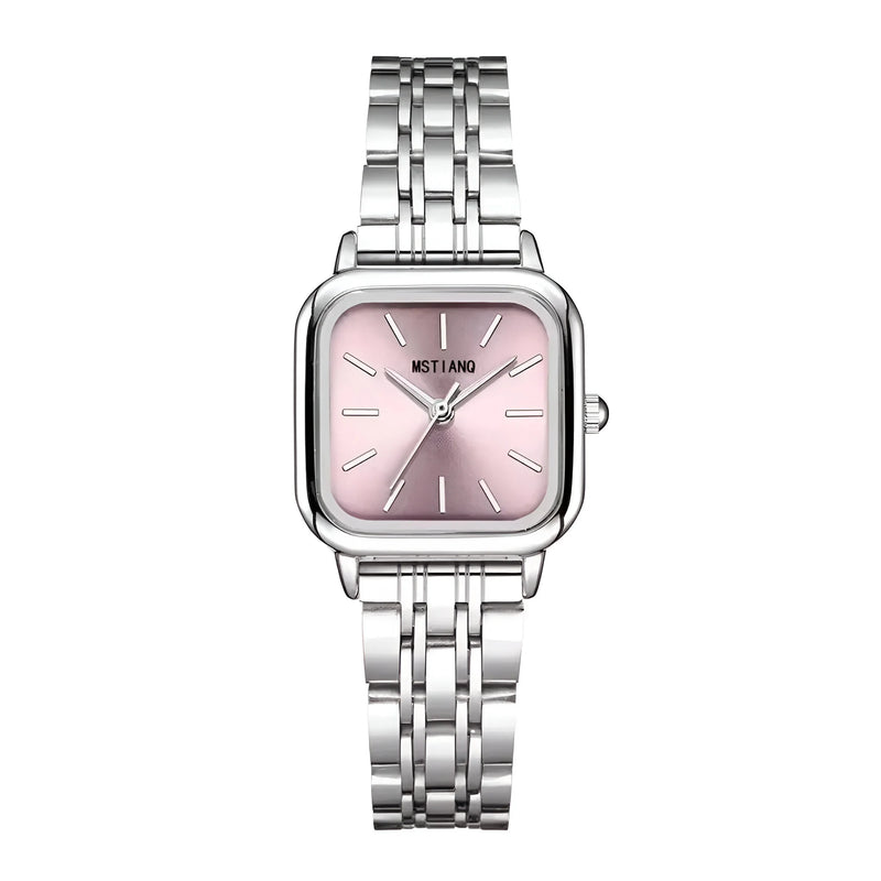 Women's Tonneau Dial Stainless Steel Watch