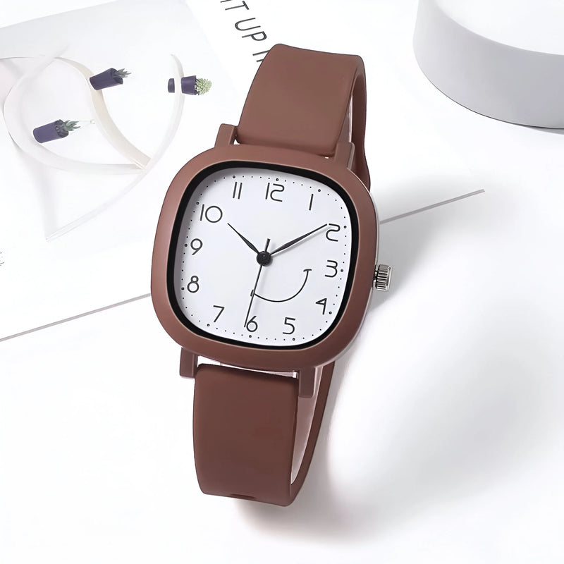 Women's Smiling Dial Quartz Watch