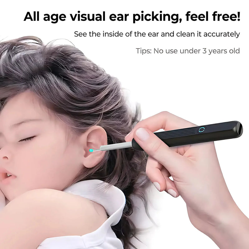 Wireless Ear Wax Cleaner with 1080p Camera