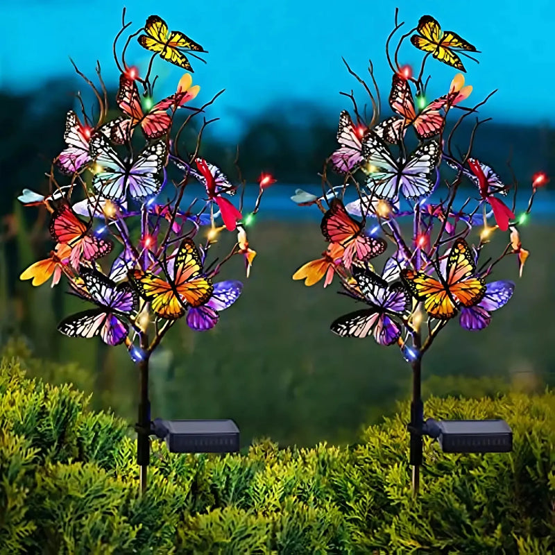 Solar Butterfly Garden Lights