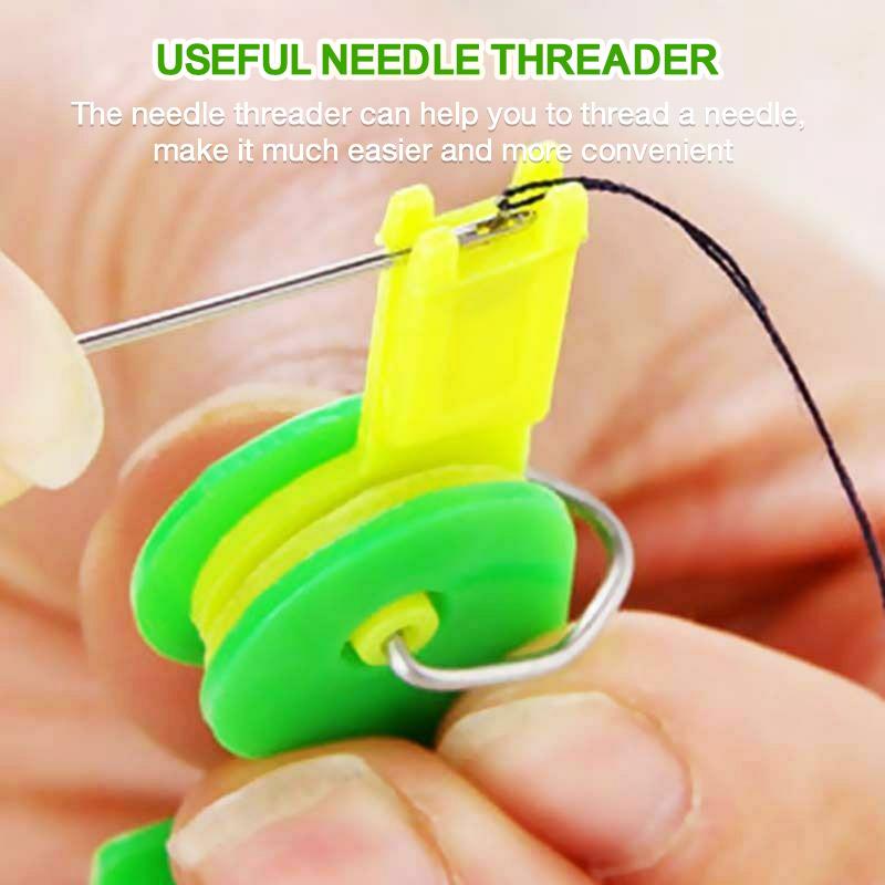 automatic sewing needle threader