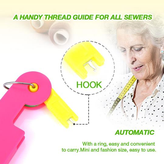 automatic sewing needle threader