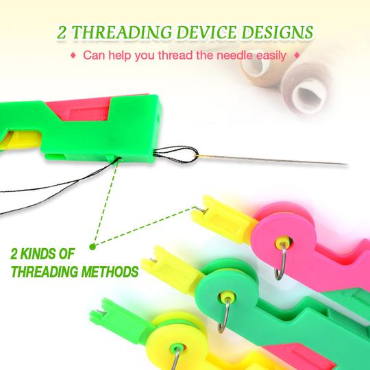 automatic sewing needle threader