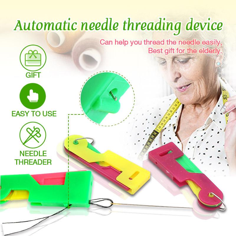 automatic sewing needle threader