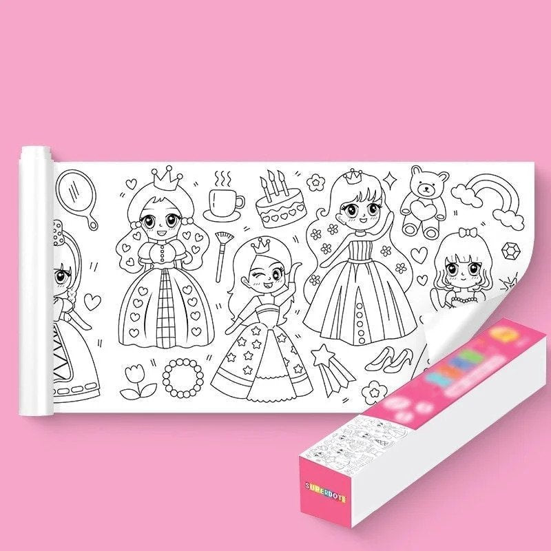 children's drawing roll