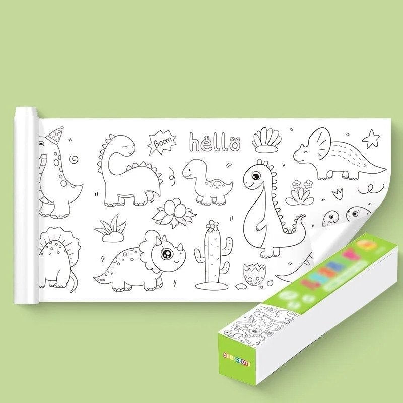 children's drawing roll