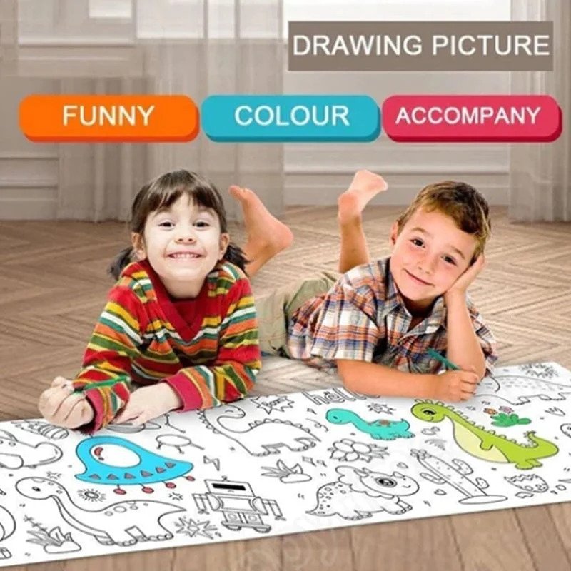 children's drawing roll