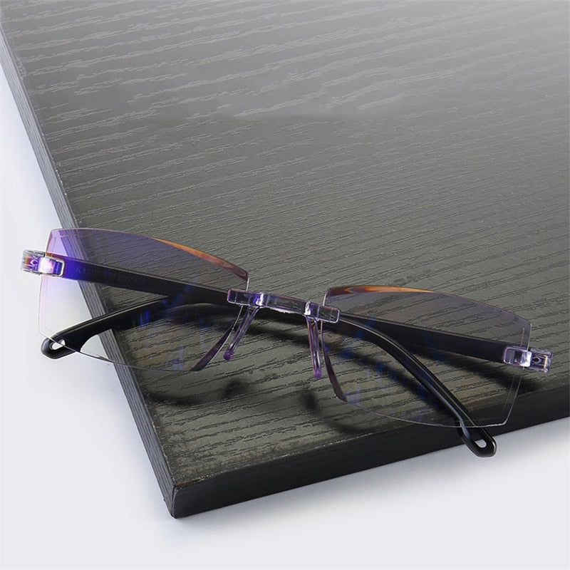 colorlight® blue gems high hardness anti-wear anti blue light intelligent dual focus reading glasses