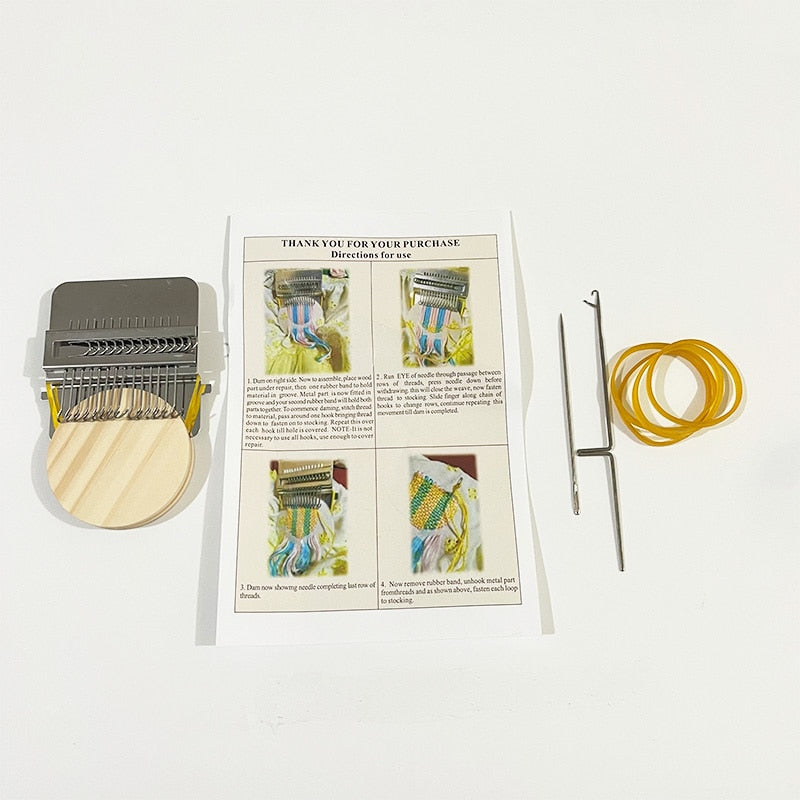 darning mini loom machine