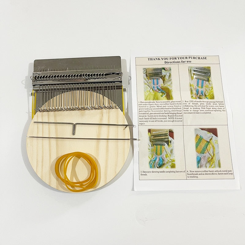 darning mini loom machine