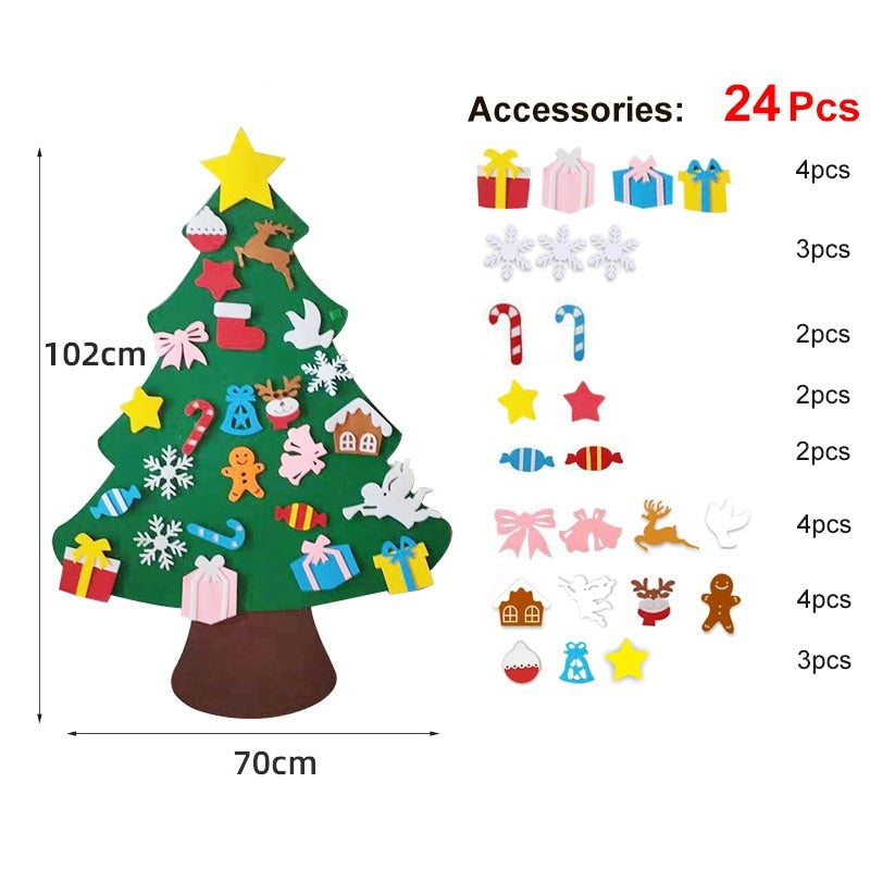 Diy Kid'S Christmas Tree Set