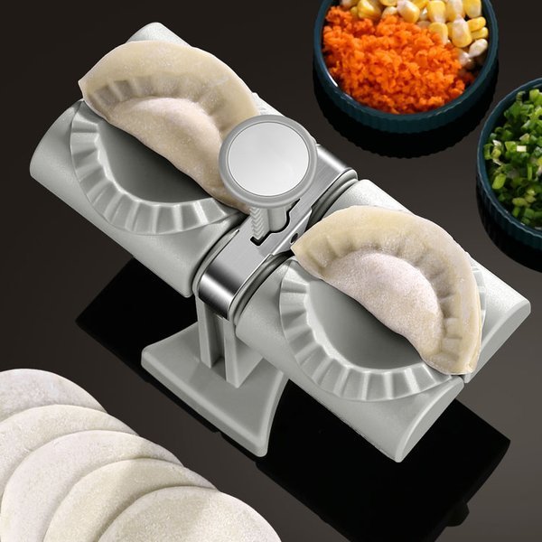 double head automatic dumpling maker mould