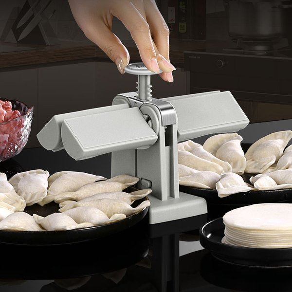 double head automatic dumpling maker mould