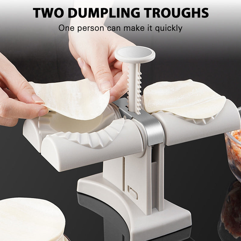 double head automatic dumpling maker mould