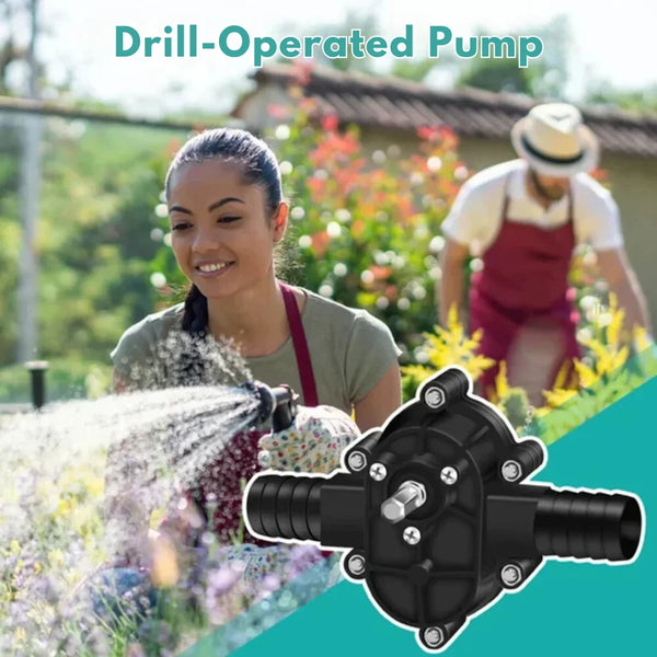 Portable Drill-Operated Liquid Transfer Pump