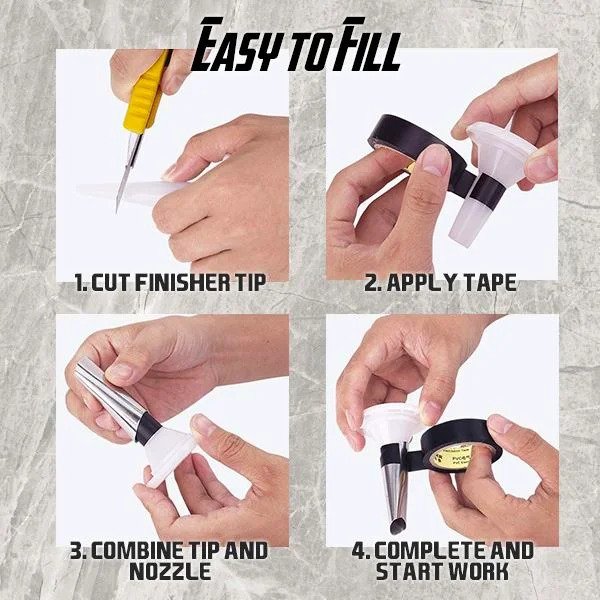 easy caulking finisher set (14 pcs)