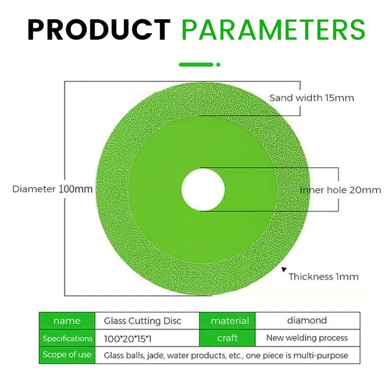 glass cutting disc diamond